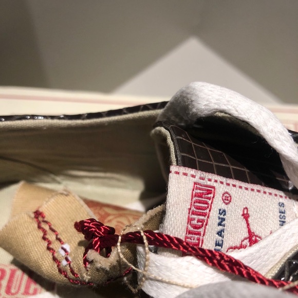 NWT True Religion Hannibal low patent Men’s 12 - Picture 6 of 7